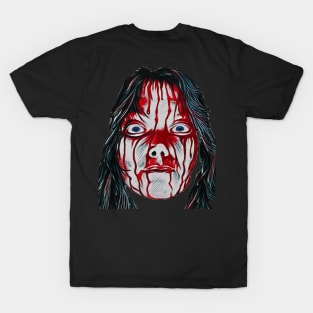 Scary Carrie Face T-Shirt